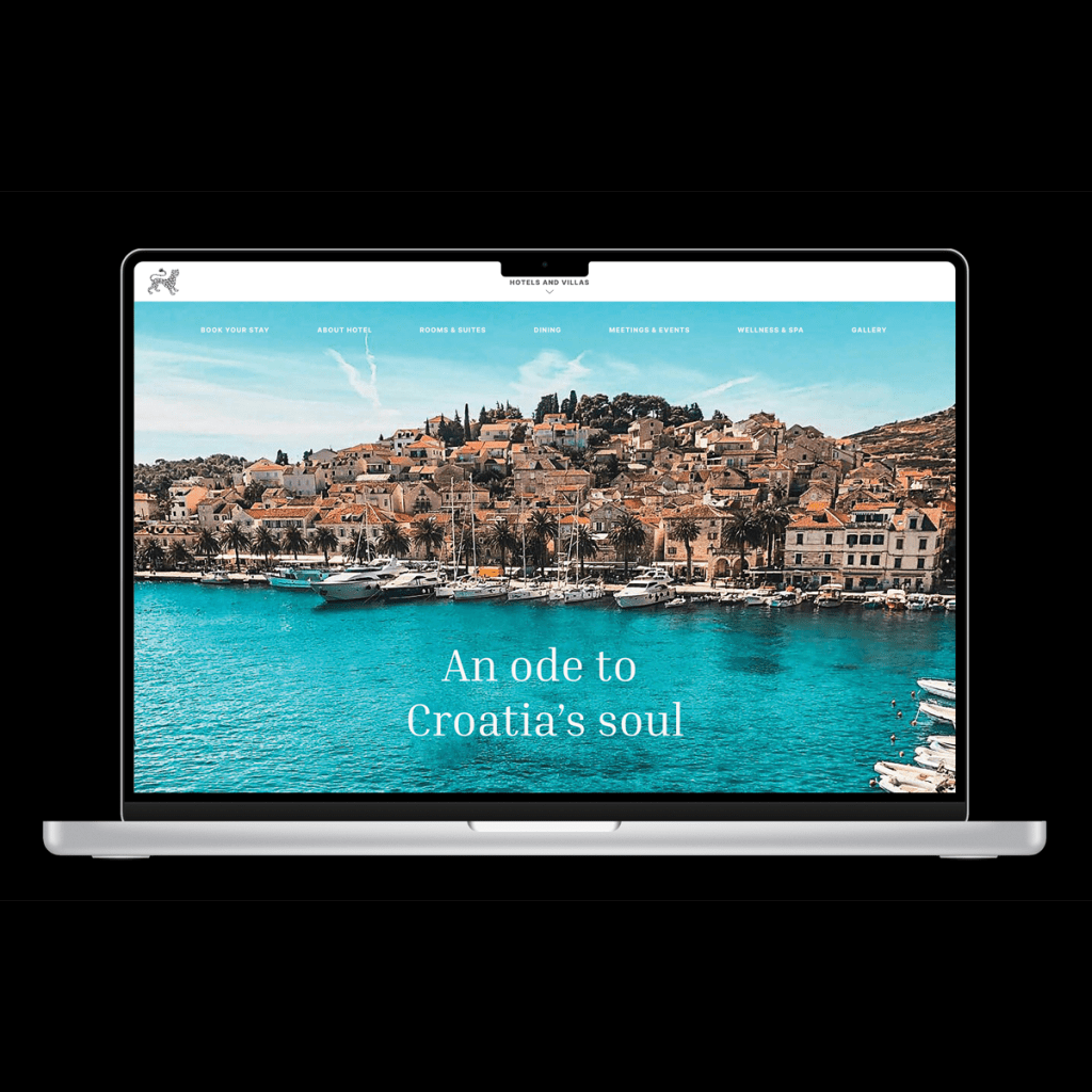 Website: Redesign of Dubrovnik&nbsp;Palace